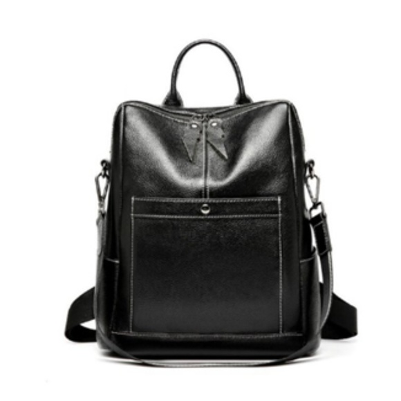 Ncline Handbags - Genuine Leather Backpack purse.